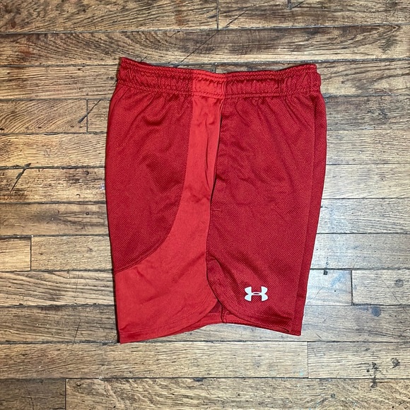 Under Armor Heatgear athletic gym shorts Red - Picture 1 of 3